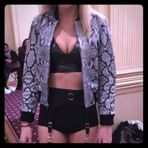 python jacket size XS new 100% real Python